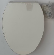 Kohler K-25875-96 Hyten Elevated Quiet-Close Elongated Toilet Seat in Biscuit