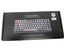 Keychron K2 Wireless Mechanical Keyboard, Bluetooth RGB Aluminum Frame, Grey