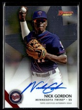2015 Bowman's Best of 2015 Autographs Nick Gordon Auto Minnesota Twins #BTP-26