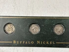 1935 & 2-1936 Buffalo Nickel 3 Coin Set PD & S