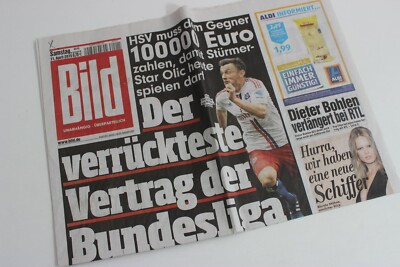 BILDzeitung 11/04/2015 April 11/4/2015 Special Occasion Gift