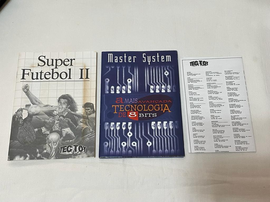 Sega Master System Tectoy : Super Futebol 2 complete all papers