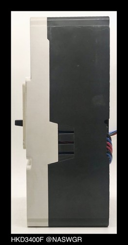 Interruptor de circuito con estuche moldeado Eaton HKD3400F con viaje de derivación e interruptor auxiliar ~ 250 amperios - Imagen 2 de 6