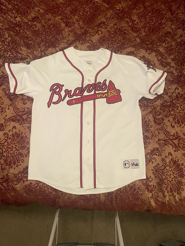 Greg Maddux Atlanta Braves 1995 World Series Heim weiß Trikot Herren Medium