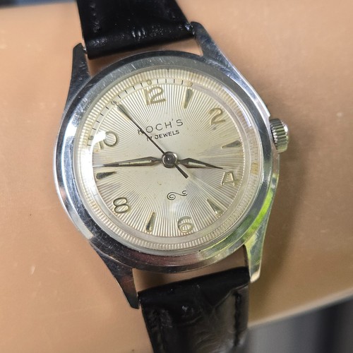 Reloj Hombre Vintage KOCH'S by AMKO Cuerda Manual AS 1187/94 17Jewels Suizo Años 50 - Imagen 3 de 20