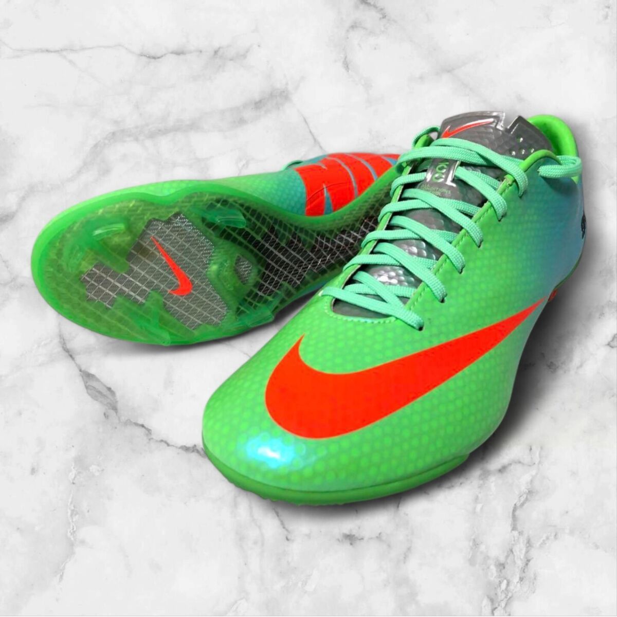 Nike Mercurial Vapor IX FG Soccer Cleats US 8 Green Lime Nike Mercurial Vapor IX FG Soccer Cleats US 8 Green Lime