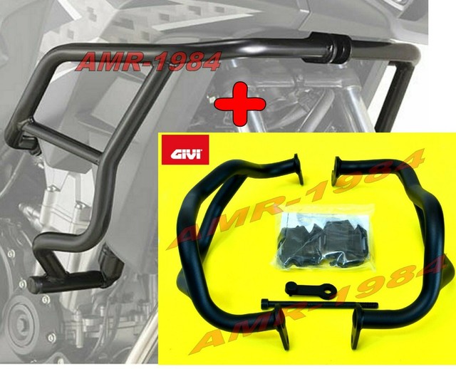 GIVI TN1171 +TNH1171 Crash BAR Lower + Top Black Honda CB 500 X 2019 eBay