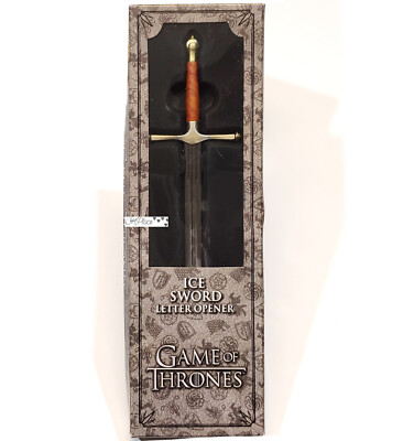 The Noble Collection Game Of Thrones Ice Sword Letter Opener