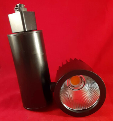 Track lighting heads. 17W. Dimmable. LED. 120V. Black. NEW. Free Shipping
