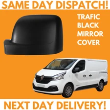 For Renault Trafic 2014-2020 Wing Mirror Cover Black Left Side