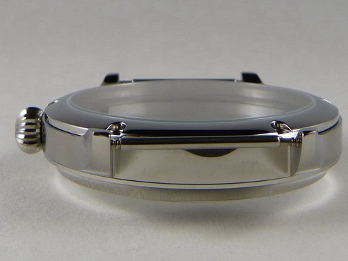 Unitas ETA 6498 BLACK SUNRAY Watch Case + Dial + Hands UhrenGehäuse France - Picture 6 of 9