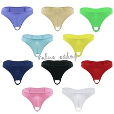 US Mens Pouch Underwear Micro Thong G String Briefs Bikini T-Back Underpants