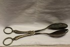 Sheffield silver salad tongs — photo 1
