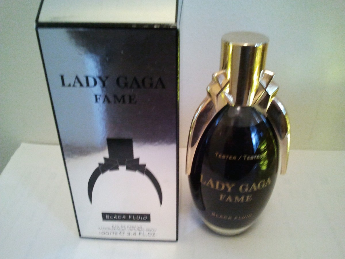 LADY GAGA FAME BLACK FLUID 100ml 香水 未開封 Lady Gaga Fame 100 ml Black Fluid EDP: New tester with