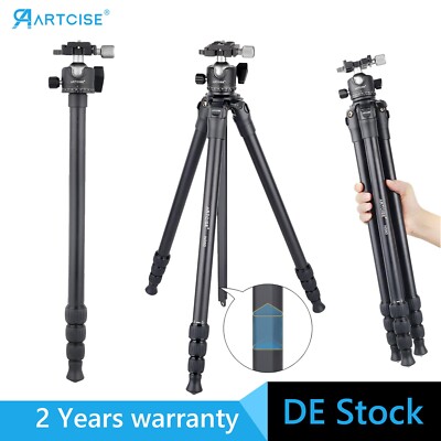 65''Kamera Stativ  Camera Tripod Kompaktes Aluminum Tripod, 360°Kugelkopf