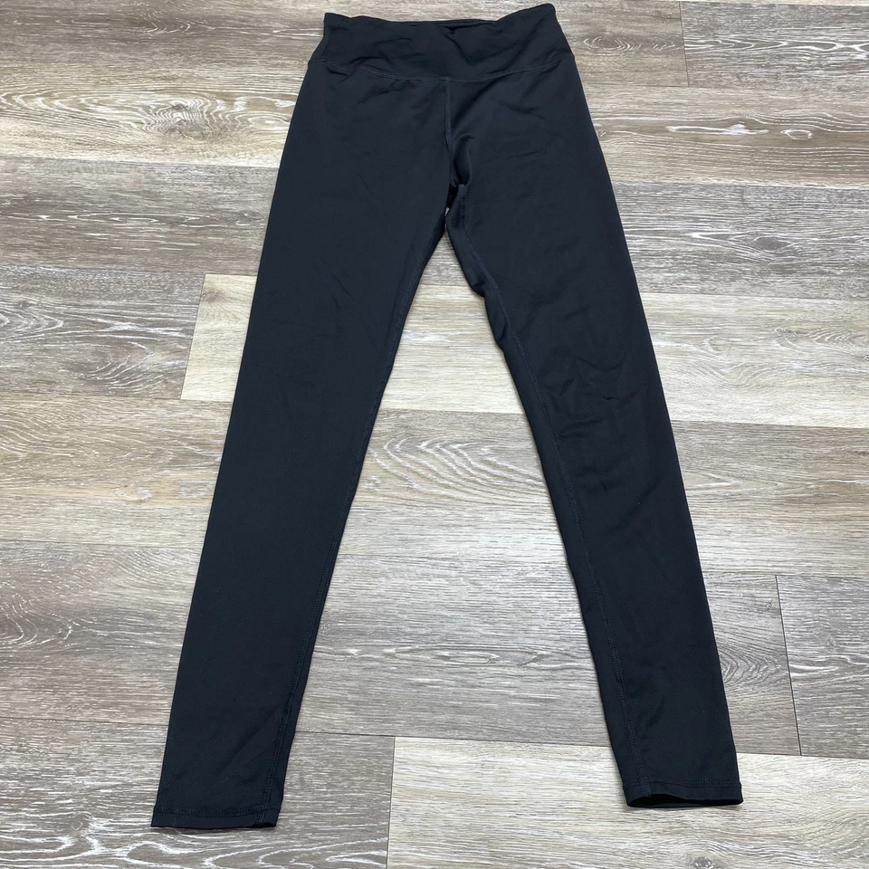Leggings femininas H&M esporte cintura média perna magra preta ioga tamanho 20 - Imagem 4 de 4