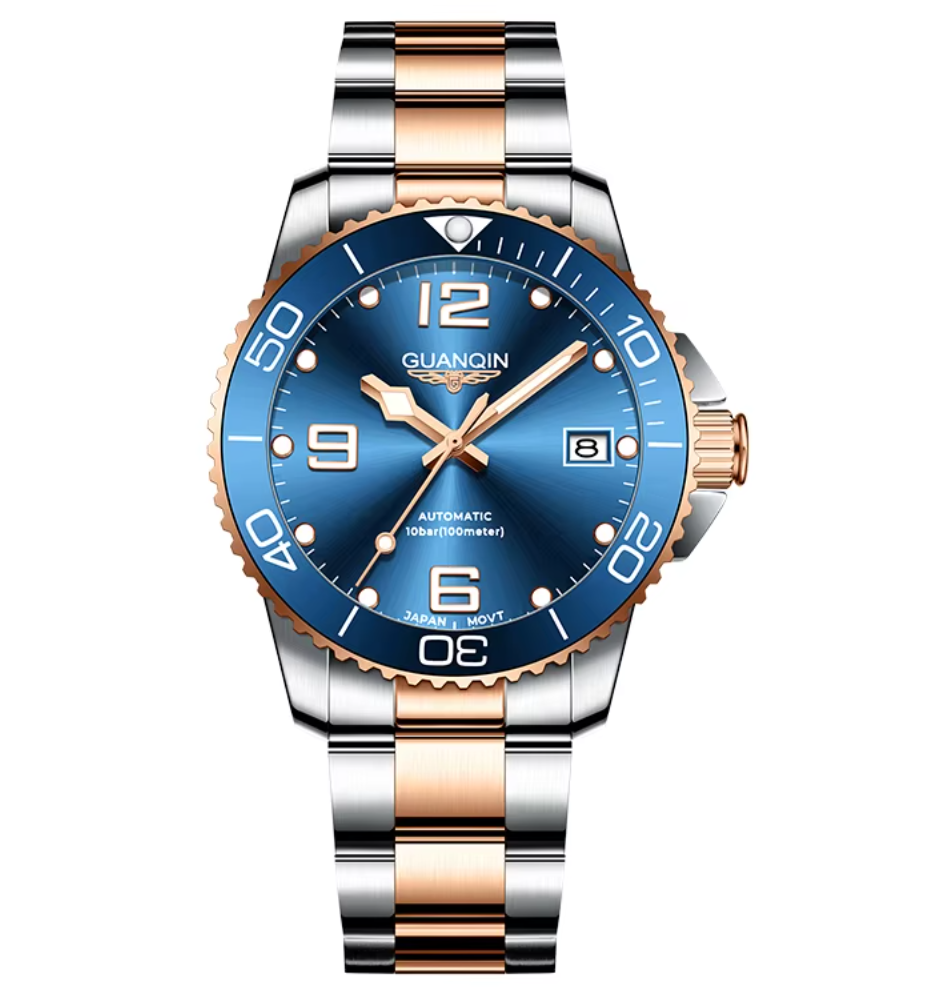 新品Whim Gazette【15th Anniversary】Gジャン Guanqin GJ16155 - Longines homage NH35 Automatic for sale online