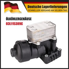 Ölfiltergehäuse Ölfilter Ölkühler Für Audi A3 VW Golf 6 Leon Polo 1.6 2.0 TDI