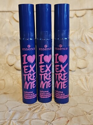 3-essence-I Love Extreme Volume Mascara - ULTRA Black-WATERPROOF-TAMPER SEALED!