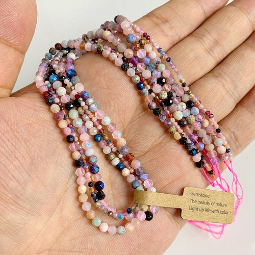 Wholesale 2/3/4mm Gemstone Beads – Apatite, Quartz, Shell for DIY Jewelry - Picture 168 of 204
