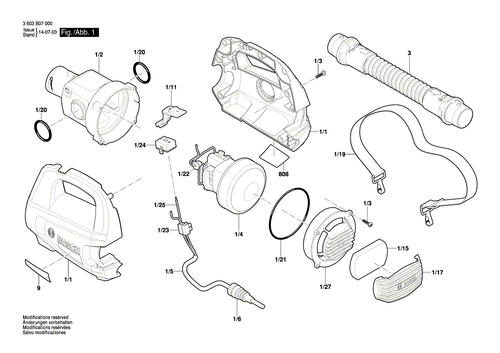 New Bosch 1600A002N8 Sealing Plate - Picture 2 of 3