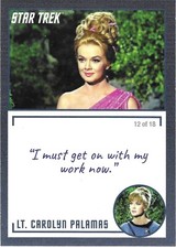 2020 STAR TREK TOS ARCHIVES & INSCRIPTIONS #51 Lt. Carolyn Palamas Var. 12 of 18