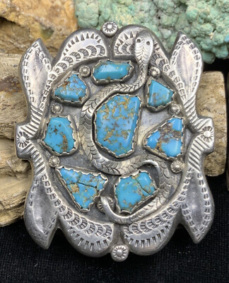 Vintage 1940's Zuni “Juan De Dios” Sterling Silver Vintage 1940's Zuni “Juan De Dios” Sterling Silver