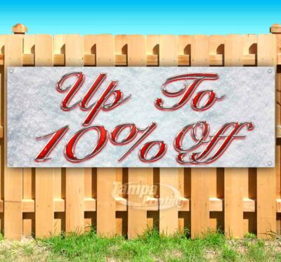 UP TO 10% OFF Advertising Vinyl Banner Flag Sign Many Sizes Available CHRISTMAS