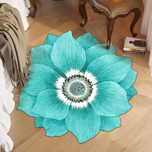 Modern Area Rug Round Carpet Bedroom Door Floor Anti-slip Entry Door Mat - Bild 34 von 38