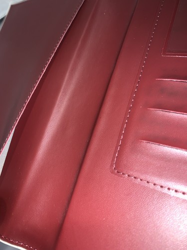 Estuche para pasaporte de un vistazo marrón con ranura para tarjeta - Imagen 6 de 9
