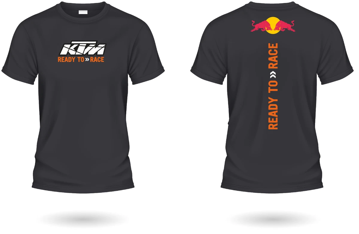 Maglia KTM Motocross Maniche Corte &ndash; T-shirt Uomo In Cotone Jersey
