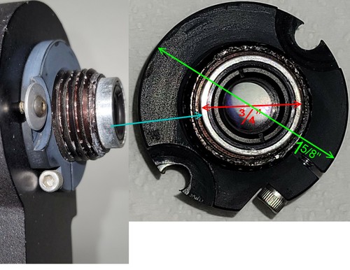 Tubo de ángulo de 135 grados para espejo reflector de 90 grados con lente óptica - Imagen 5 de 12