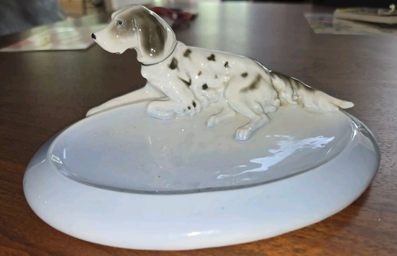 ENGLISH SETTER WELSH SPRINGER SPANIEL GERMANY GOTHA PFEFFER DOG Repaired Tail