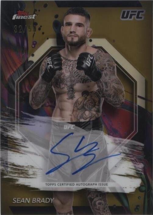 2024 Topps Finest UFC - Sean Brady #FA-SBY for sale | eBay