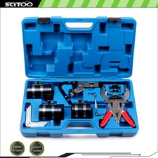 With Ring Expander, Ring Groove Cleaner Engine Piston Ring Service Tool Kit New