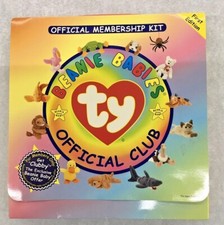 TY Beanie Babies 1st Edition Official Membership Kit
