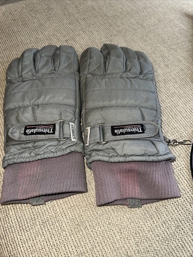 Wells Lamont Innsbruck Navy GRIGIO Guanti Invernali Uomo Grandi Impermeabili USATI - Foto 1 di 3