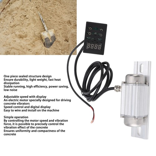 Brushless DC Vibration Motor 7500RPM Digital Display IP65 Waterproof Concrete AU - Picture 5 of 21