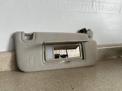 2009 2013 MAZDA 6 PASSENGER RIGHT RH SIDE SUN VISOR GRAY CLOTH FITS ALL TRIM OEM - Picture 2 of 3