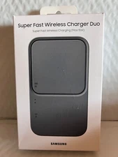 Samsung - 15W Duo Fast Wireless Charger pad with Cable Only - Black  NEW!!