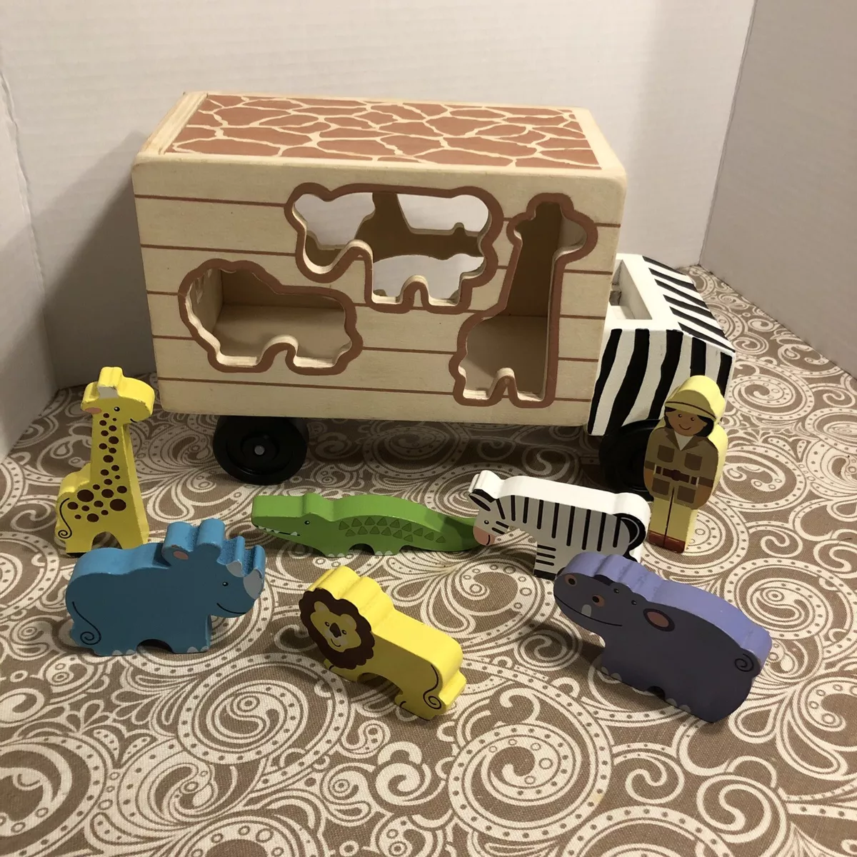 Melissa and doug animal shape sales sorting truck