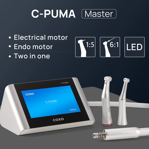 COXO Dental C PUMA Master LED Electric Motor & Endo Motor+15 & 61 Handpiece