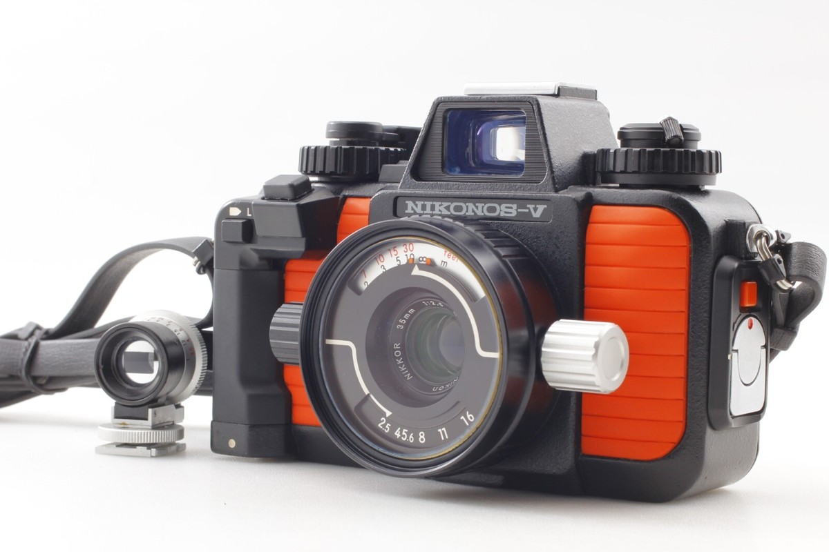 NEAR MINT++] Nikon Nikonos V Orange Under Water Camera 35mm