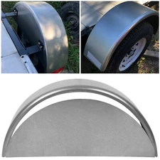 For 14"-16" Wheel NEW Steel Round Single Axle Trailer Fender & Fender back