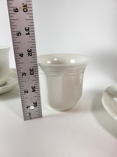 Mikasa French Countryside F9000 Set Of (4) 3 3/8” Coffee Cup & Saucer Sets - Picture 8 of 11
