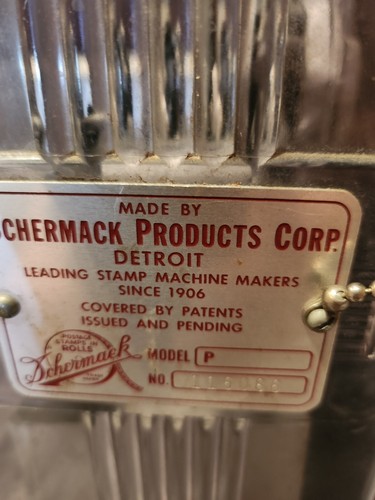 (3) VintageSCHERMACK Model P Clearview 1 Cent, 5 Cent 2- 10 Cent Stamps Machines - Picture 15 of 15
