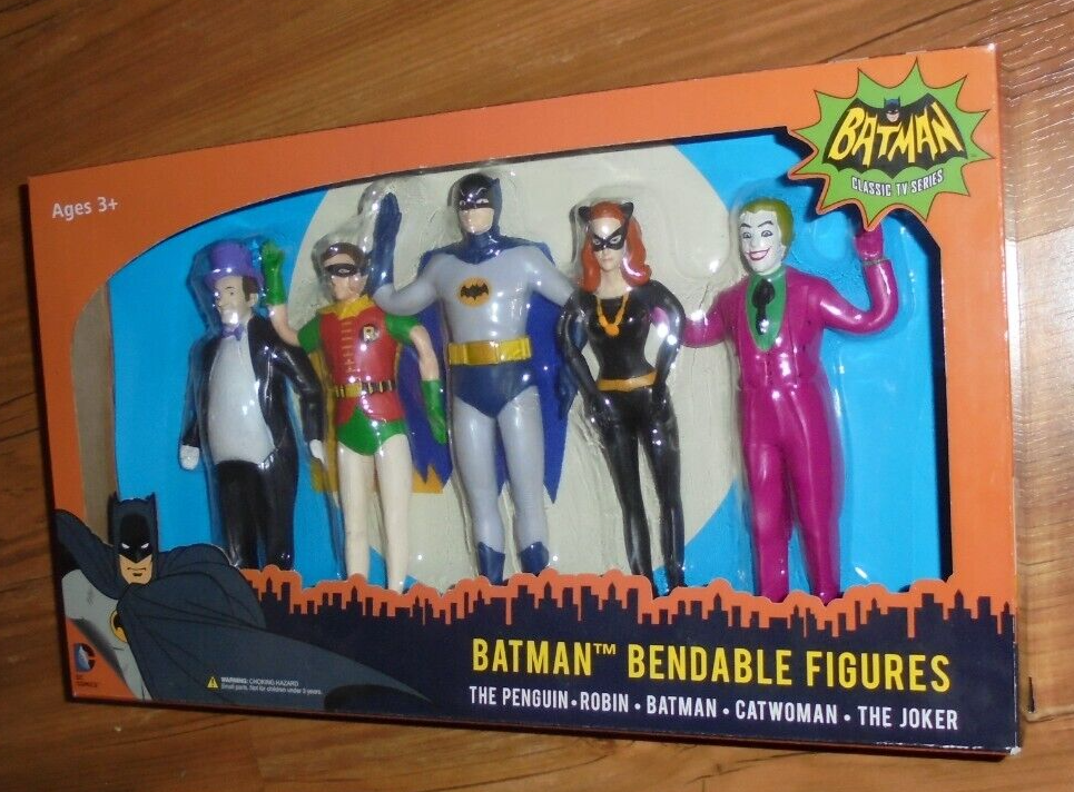 Batman Classic TV Series Batman Bendable Figures Set DC Comics