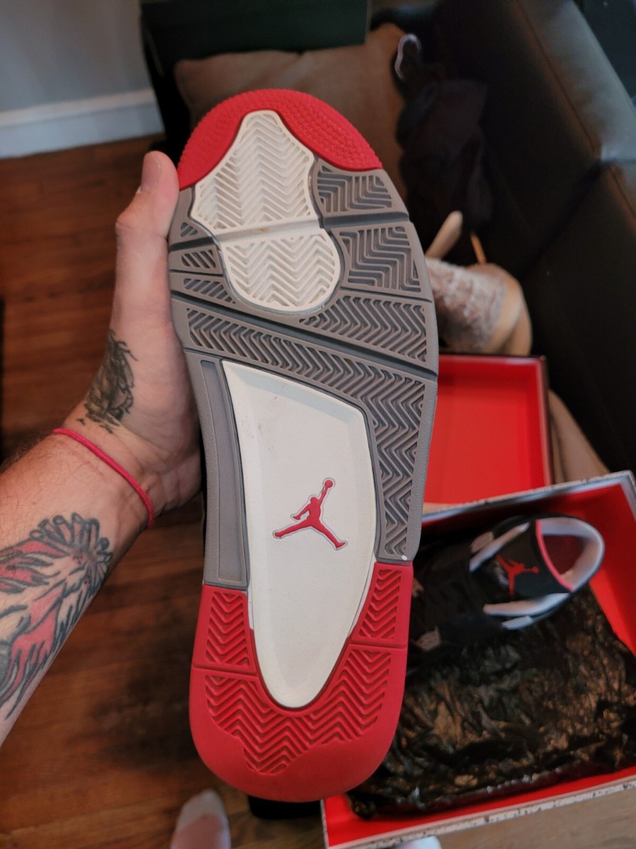 Jordan 4 Retro bred release 2012 OG Footlocker Receipt-Size 12