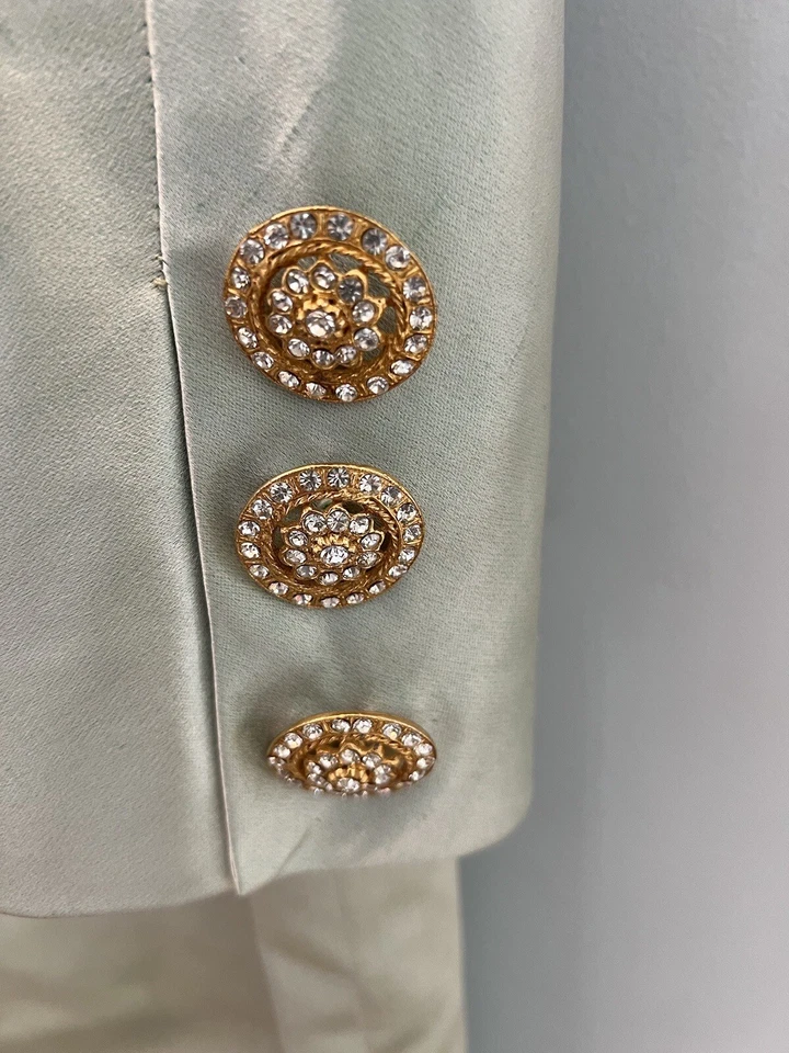 Traje Falda Vintage Oscar De La Renta Para Mujer Talla 8 Alterada Ver Medidas Foto 4 de 4