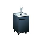 Peakcold Single Door 2 Tap Beer Dispenser - Portable Commercial Kegerator